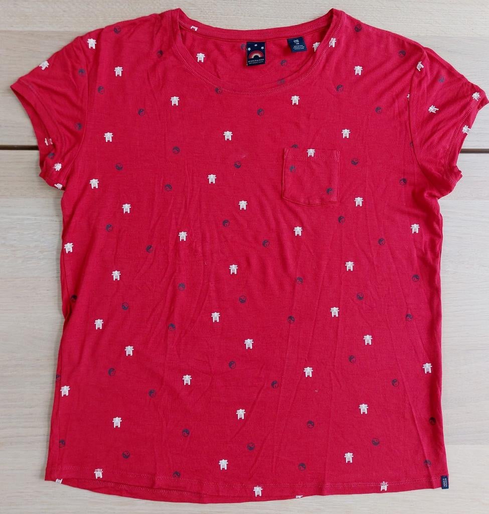 Scotch & Soda shirt maat 176 (16 jaar) - Zo goed als nieuw, Meisje, Ophalen of Verzenden, Zo goed als nieuw, Shirt of Longsleeve