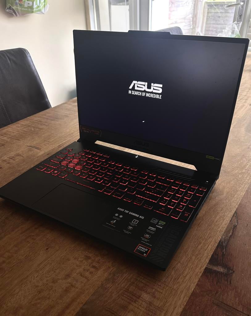 Asus TUF A15 Ryzen 9 8945H , 16gb RAM , 4070, Computers en Software, Windows Laptops, Ophalen, 15 inch, Zo goed als nieuw, Gaming