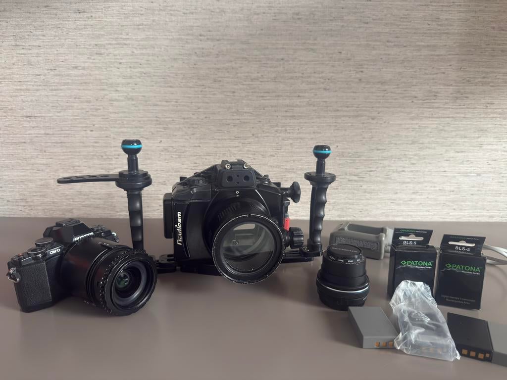 Complete Nauticam onderwaterset Olympus E-M10 + 14-42mm, Ophalen of Verzenden, Gebruikt