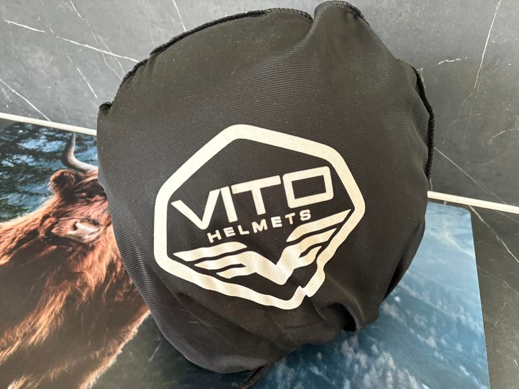 Vito scooter/brommer helm, Fietsen en Brommers, Brommerhelmen, Ophalen, Zo goed als nieuw