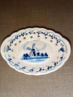 Delfts Blauw Schoteltje met Molen - Handgeschilderd, Ophalen of Verzenden