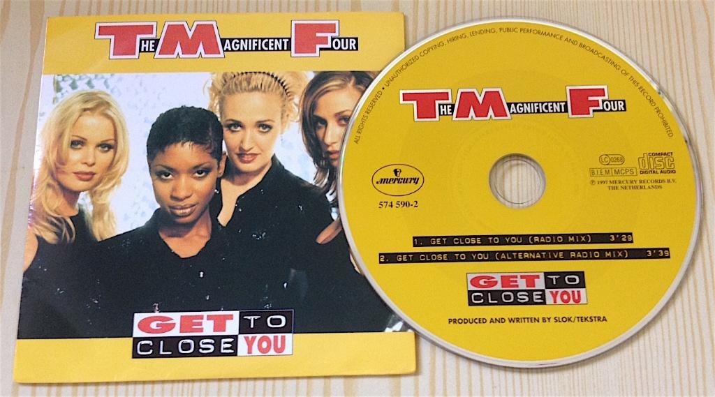 TMF VJs Magnificent Four (Sylvana Simons) Get Close To You, 1 single, Ophalen, Zo goed als nieuw, Pop
