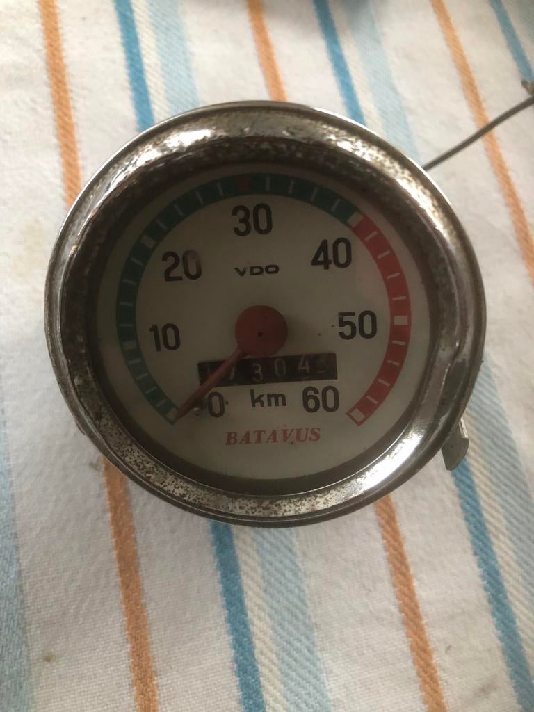 Tellerklok Batavus VDO, Ophalen of Verzenden, Gebruikt