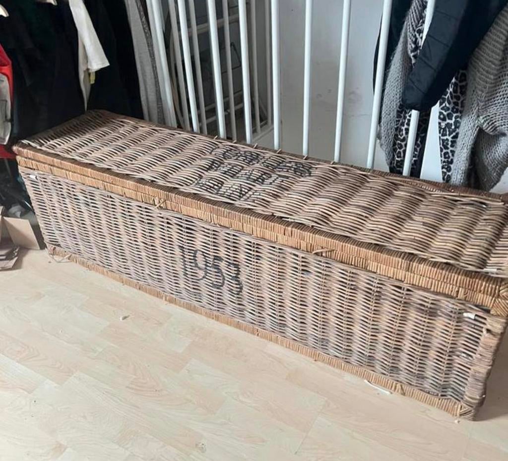 Grote Rivièra Maison rotan opbergkist Cobblers Wharf, Huis en Inrichting, Woonaccessoires | Schalen en Manden, Ophalen, Gebruikt
