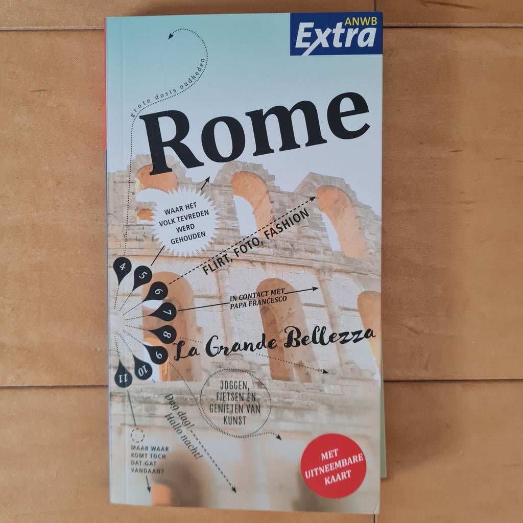 ANWB Extra Rome Reisgids - In goede staat, Ophalen of Verzenden