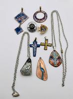 Lot geemaileerde vintage sieraden design, Overige kleuren, Ophalen of Verzenden, Zo goed als nieuw, Overige materialen