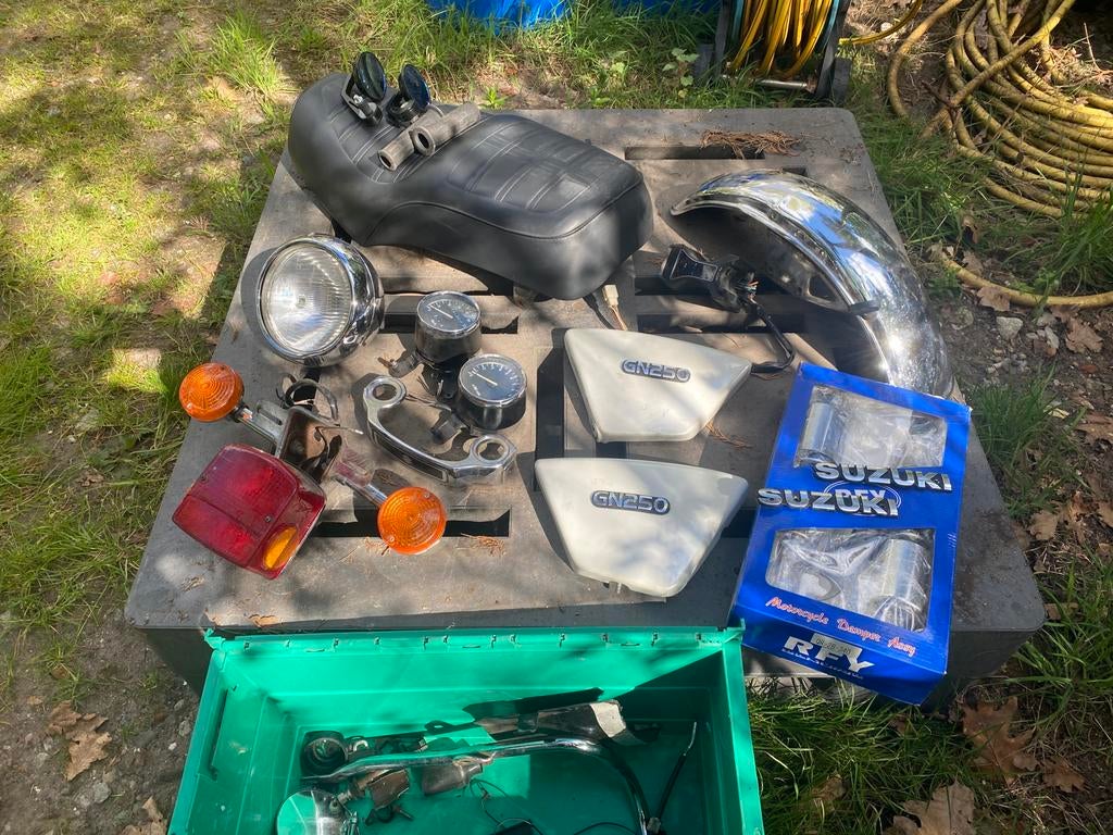 Onderdelen suzuki GN250, Motoren, Onderdelen | Suzuki, Ophalen, Gebruikt
