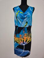 J311 - Fleurige Dressire jurk maat XL (1), Kleding | Dames, Jurken, Ophalen of Verzenden, Zo goed als nieuw, Maat 46/48 (XL) of groter