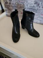 Tommy hilvinger  leren halve laarsjes  mt 37, Ophalen of Verzenden, Zo goed als nieuw, Zwart
