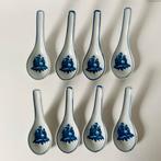 8 Chinese soeplepels delfts blauw, Ophalen of Verzenden