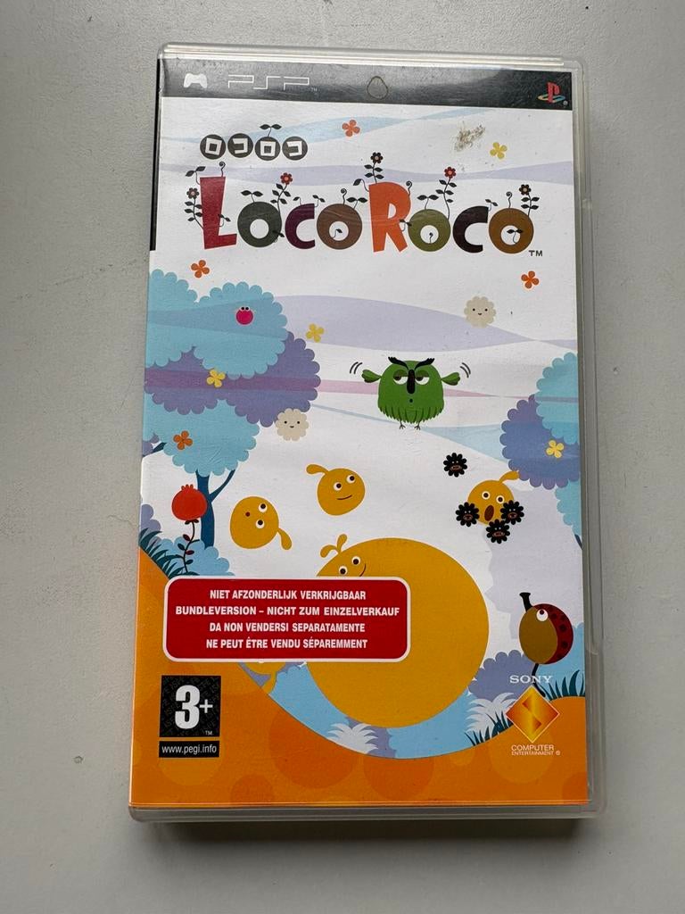 PSP LocoRoco compleet met boekje – bundelversie, spel, game, 1 speler, Verzenden, Zo goed als nieuw, Vanaf 3 jaar