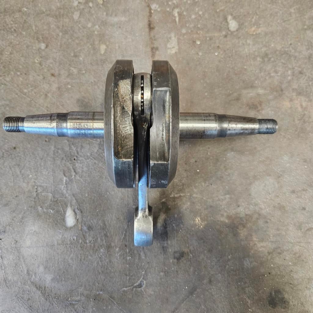 Krukas kreidler gebruikt met zilveren kooi, Ophalen of Verzenden, Gebruikt, Blok