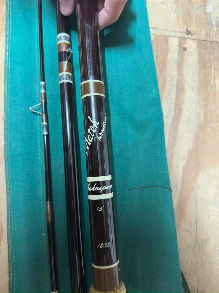 Shakespear vishengel - Vintage, Ophalen of Verzenden, Nieuw, Vaste hengel