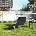 Ligstoel met zonnekap verstelbaar inklapbaar, SONGMICS HOME B.V., Compliance@songmicshome.com, Nieuw, Ophalen of Verzenden
