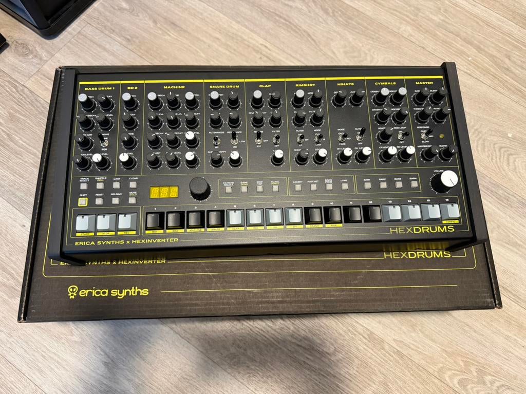 Erica Synths Hexdrums Drumcomputer, Muziek en Instrumenten, Drumcomputers, Ophalen of Verzenden, Zo goed als nieuw, Overige merken