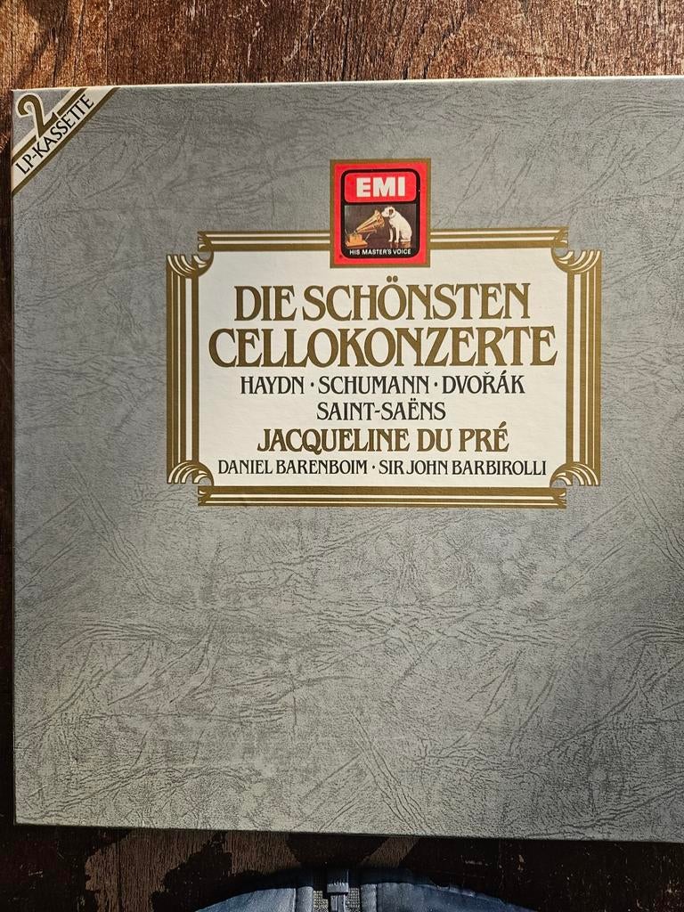 Die Schönsten Cellokonzerte - Jacqueline du Pré LP-Kassette, Gebruikt, Boxset, Ophalen of Verzenden, Romantiek