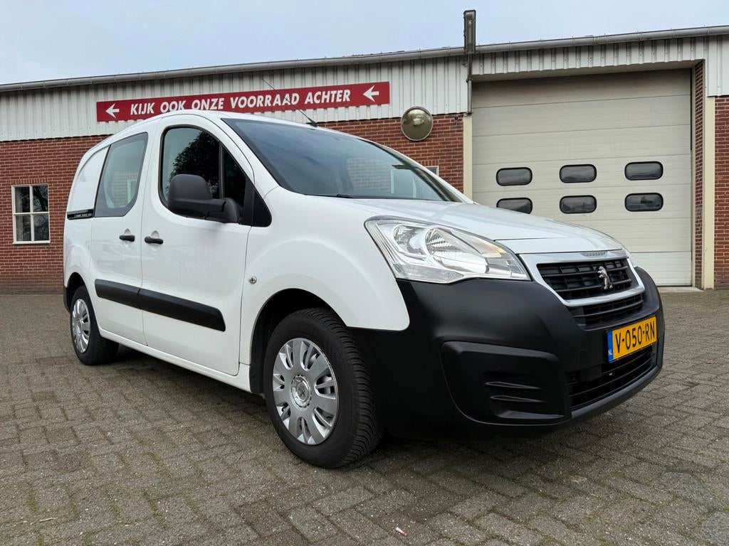 Peugeot Partner 120 1.6 BlueHDi automaat euro 6 klep airco c, Auto's, Euro 6, 4 cilinders, Wit, Origineel Nederlands