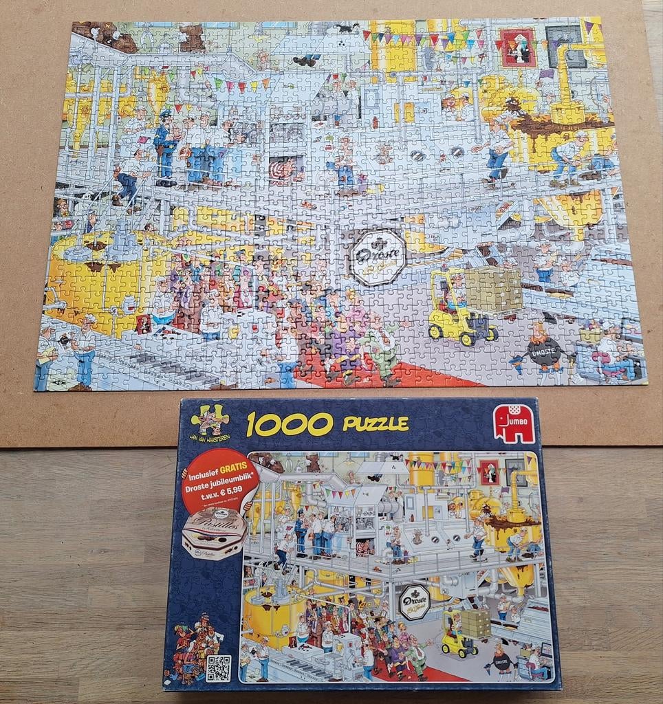Jan van Haasteren puzzels - 1000 stukjes, Hobby en Vrije tijd, Ophalen, 500 t/m 1500 stukjes, Zo goed als nieuw