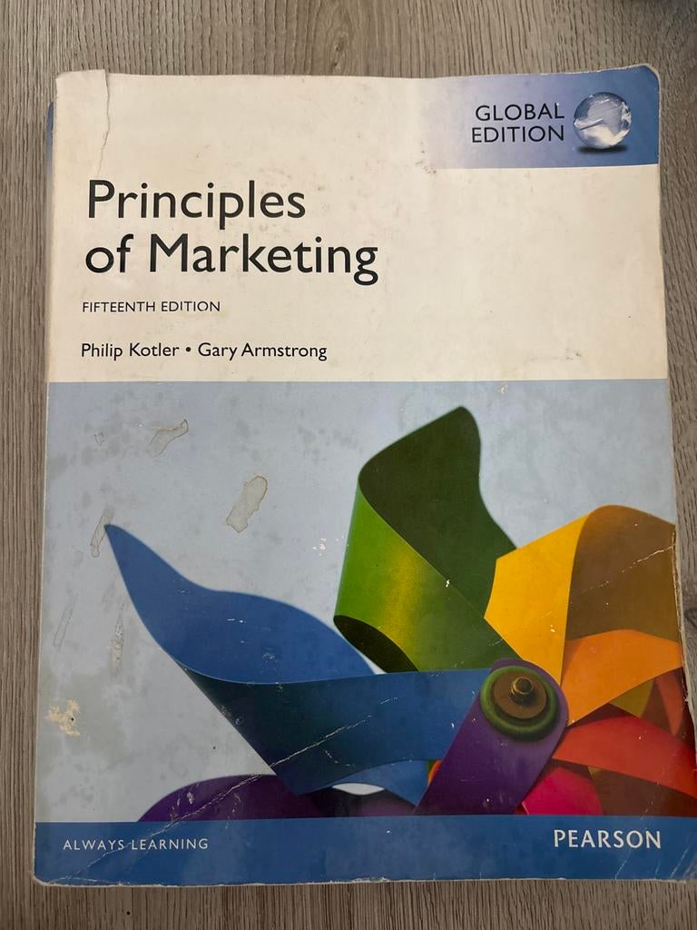 Principles of Marketing - Global Edition (15e editie), Boeken, Ophalen of Verzenden, Gelezen, Economie en Marketing