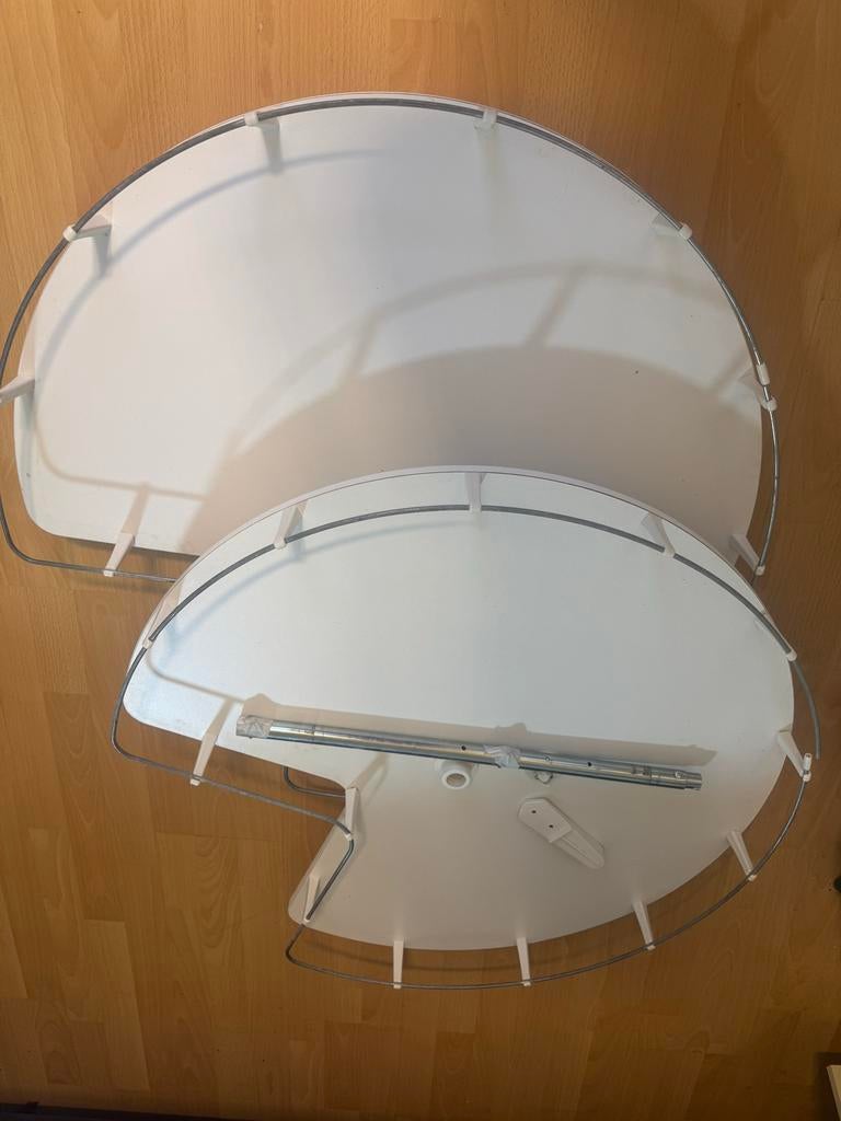 Draaiplateau voor hoekkast - Keuken, Gebruikt, Wit, Minder dan 100 cm, 25 tot 50 cm