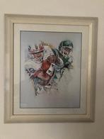 ingelijste poster rugby, Ophalen, Met lijst, Sport, A1 t/m A3