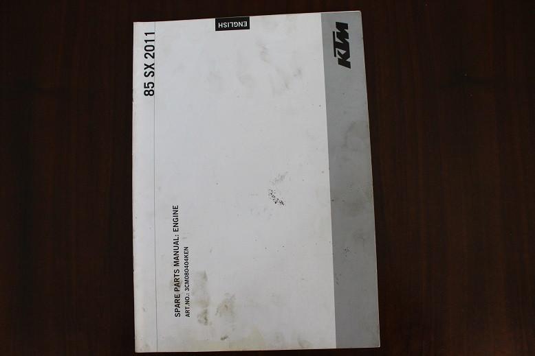 KTM 85SX 2011 engine spare parts manual 85 SX, Motoren, Handleidingen en Instructieboekjes, Overige merken, Ophalen of Verzenden