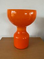 Oranje glazen Tahiti vaas Jean-Paul Emonds-Alt voor Philips, Antiek en Kunst, Antiek | Vazen, Ophalen of Verzenden
