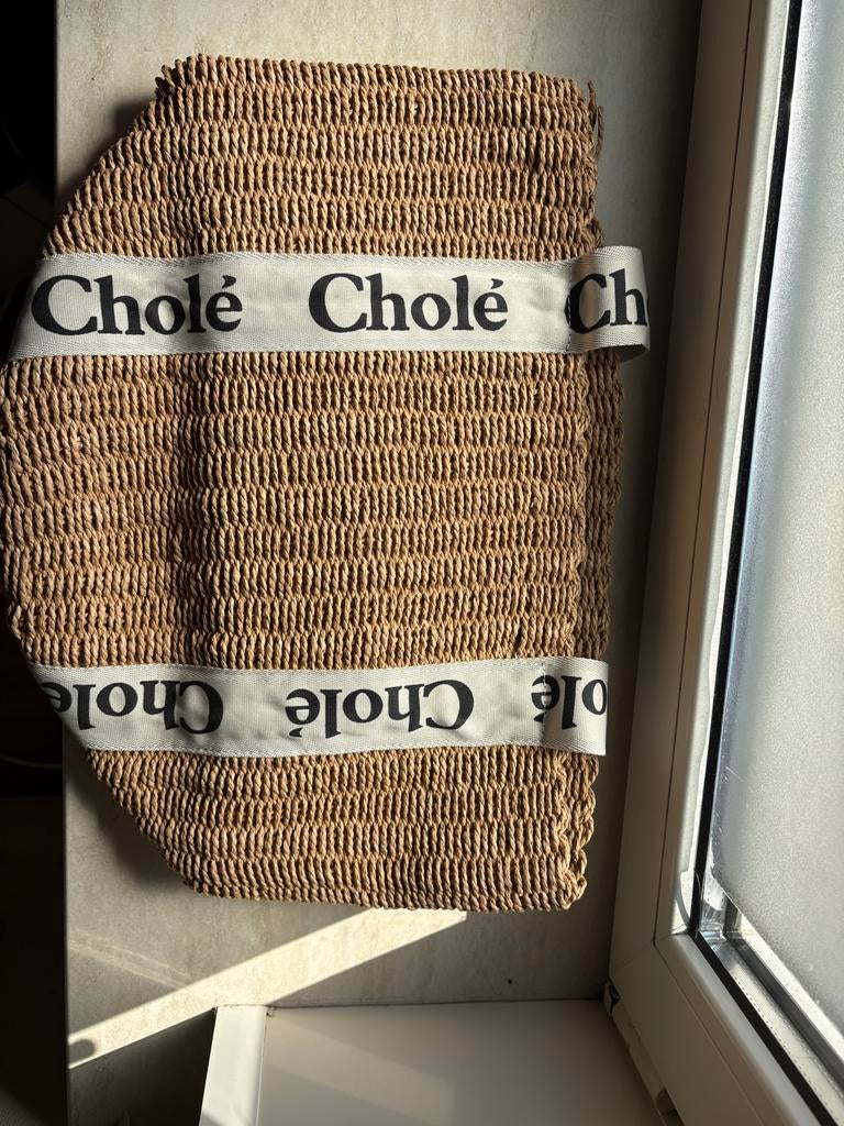 Strandtas Chloé, Sieraden, Tassen en Uiterlijk, Tassen | Damestassen, Ophalen of Verzenden, Nieuw, Bruin, Shopper