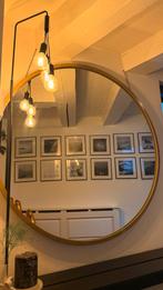 Grote Gouden Spiegel - 160cm, Huis en Inrichting, Woonaccessoires | Spiegels, Ophalen, Rond, 125 cm of meer, Zo goed als nieuw