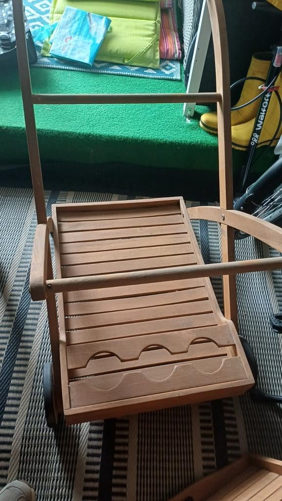 Houten serveerwagen, Ophalen of Verzenden