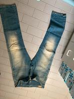 Stoere rocker box spijkerbroek W34/L32, Verzenden, Gedragen, Blauw, W33 - W34 (confectie 48/50)