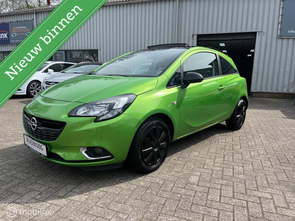 Opel corsa 1.4 Turbo / Black Pakket / Vol opties, Voorwielaandrijving, Gebruikt, Origineel Nederlands, Bedrijf