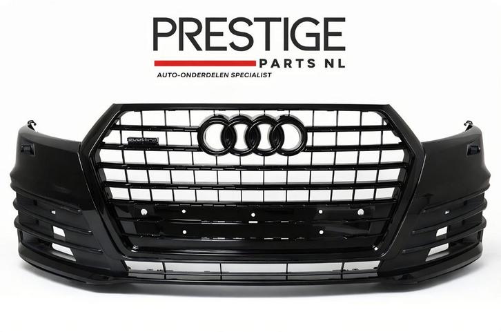 Voorbumper Audi Q7 4M0 S-line Quattro Bumper PDC KLS S-LINE, Auto-onderdelen, Carrosserie en Plaatwerk, Bumper, Audi, Voor, Gebruikt