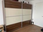 Ruime kledingkast / opbergkast met 2 schuifdeuren, Ophalen, Gebruikt, 200 cm of meer, Overige houtsoorten