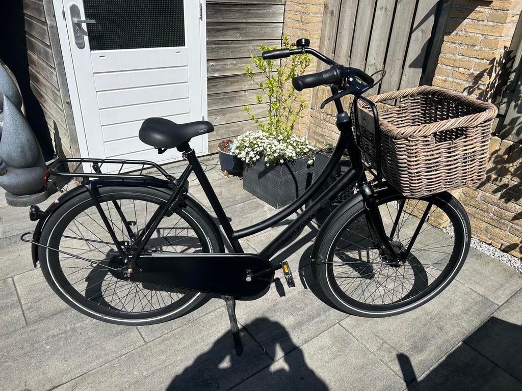 Gazelle PUURNL MIDNIGHT L59 met mand, Ophalen, Versnellingen, 56 cm of meer, Zo goed als nieuw