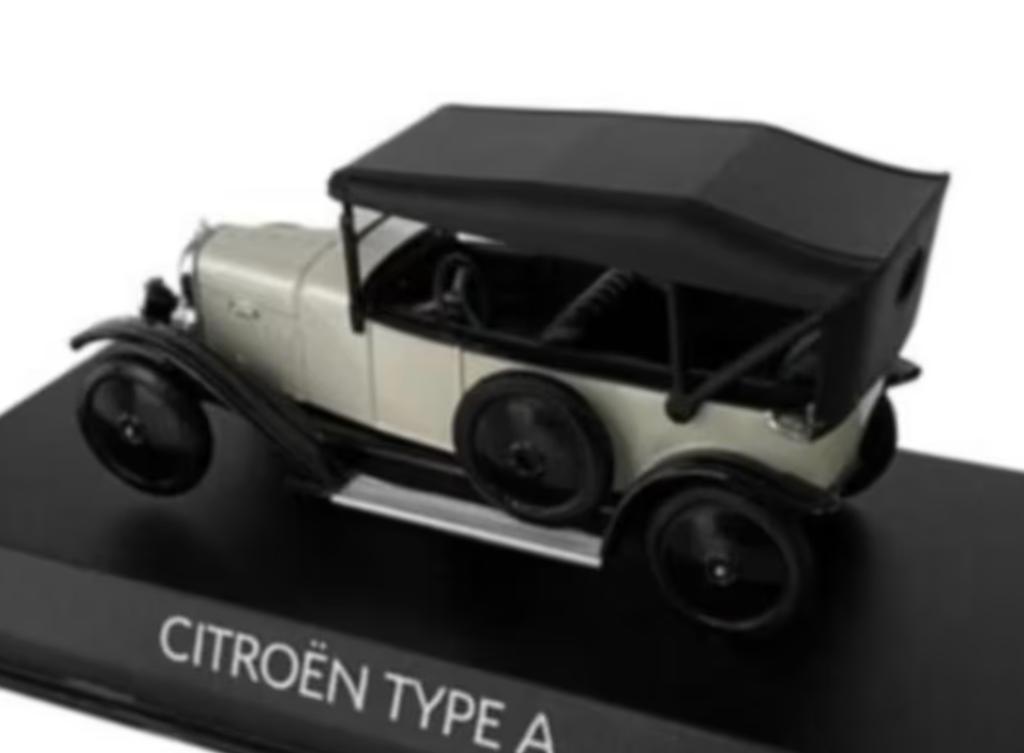 Citroen Type A 1919 Beige Zwart schaal 1:43 NOREV AMC0191101, Verzenden, Nieuw, Auto, Norev