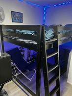 Tweepersoons Hoogslaper 150x200 - 160cm Hoog, Huis en Inrichting, Slaapkamer | Stapelbedden en Hoogslapers, Ophalen, Gebruikt