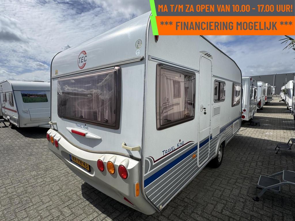 Tec 490E TRAVELKING, ENKELE BEDDEN, RUIME ZIT, FIETSENDRAGER, Serviceluik, T.E.C., Bedrijf, 6 tot 7 meter