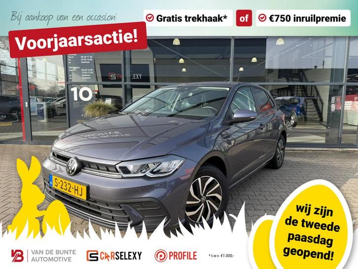 Volkswagen Polo 1.0 TSI Life *Stoelverwarming & Trekhaak*, Auto's, Volkswagen, Bedrijf, Te koop, Polo, ABS, Achteruitrijcamera