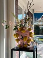 Roze pot met citroenen en bloemen, Ophalen, Overige kleuren, Zo goed als nieuw, Onbekend