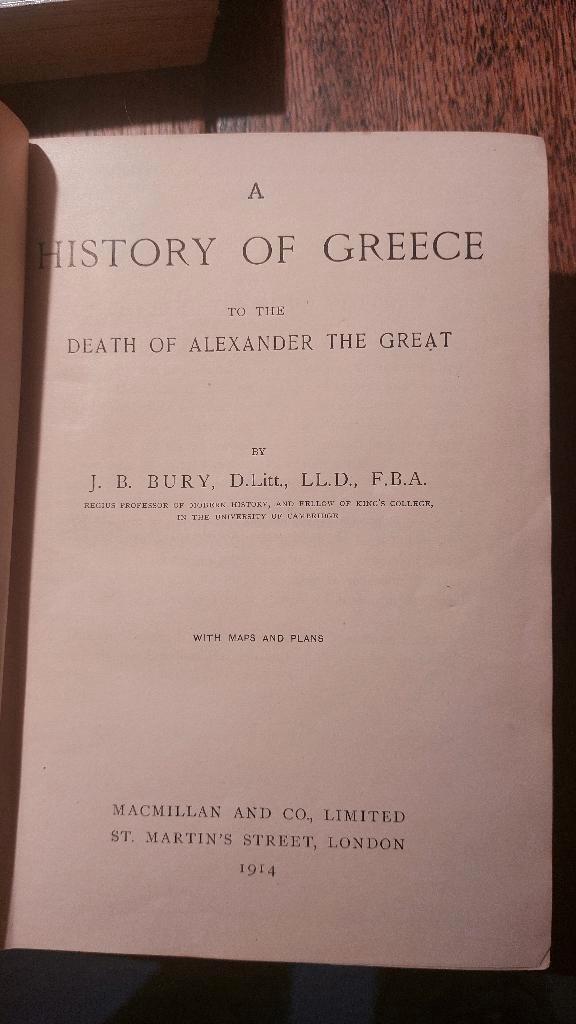 a history of Greece- Bury, Boeken, Geschiedenis | Wereld, Gelezen, Europa, 20e eeuw of later, Ophalen of Verzenden