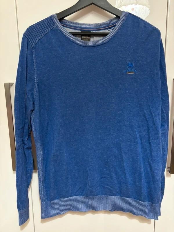 Vanguard trui maat L - Kobaltblauw - Katoen, Maat 52/54 (L), Blauw, Ophalen of Verzenden, Zo goed als nieuw