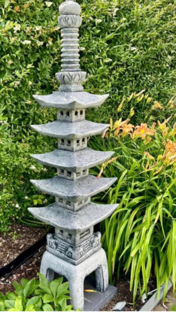 ‼️Pagode 180cm 130kg Yukimi Rankei lantaarnlamp Oki Japan‼️, Ophalen of Verzenden, Nieuw, Beton, Dierenbeeld