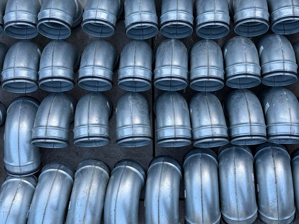 Diverse luchtkanalen, bochten, T-stukken en materialen, Ophalen, Zo goed als nieuw, Ventilator en Afzuiger