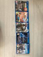 5 PS4 Spellen: CoD WWII, Garfield Kart, Tomb Raider, Star Wa, Ophalen of Verzenden, Gebruikt, Met games
