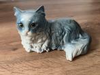 Goebel beeld perzische poes grijs wit, Ophalen of Verzenden, Zo goed als nieuw, Dier
