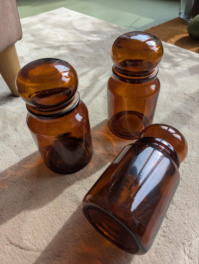 Glazen potten, Ophalen, Zo goed als nieuw, Glas, Pot, Bus of Blik