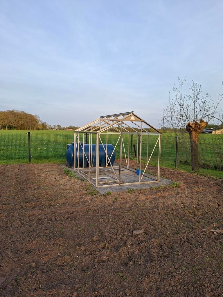 Kweekkast frame 185x250x195, Tuin en Terras, Kassen, Ophalen, Gebruikt, Overige materialen, Kweekkas