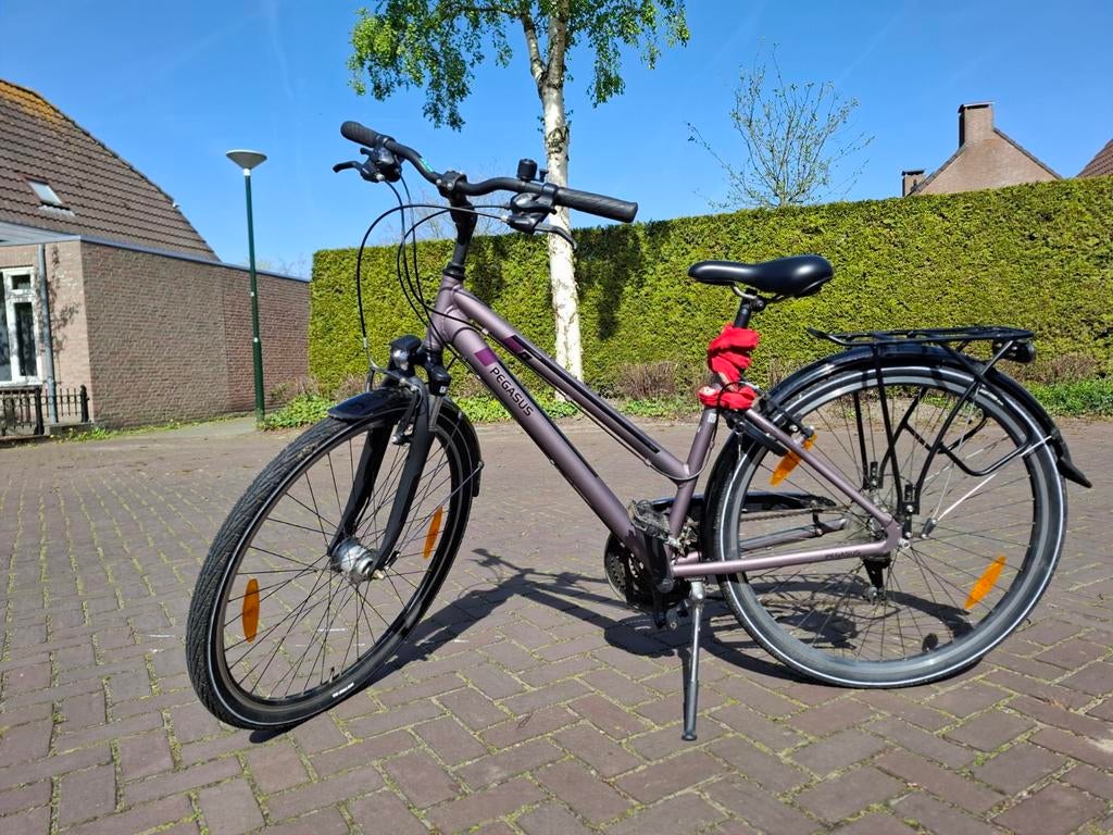 Pegasus Piazza 21V sportieve damesfiets, Fietsen en Brommers, 10 tot 15 versnellingen, Zo goed als nieuw, Minder dan 47 cm, Ophalen