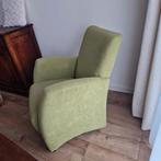 Groene stoel, Huis en Inrichting, Ophalen, 75 tot 100 cm, 50 tot 75 cm